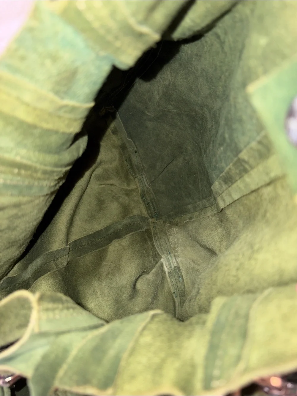 HTF Carla Danelli suede hobo Bag